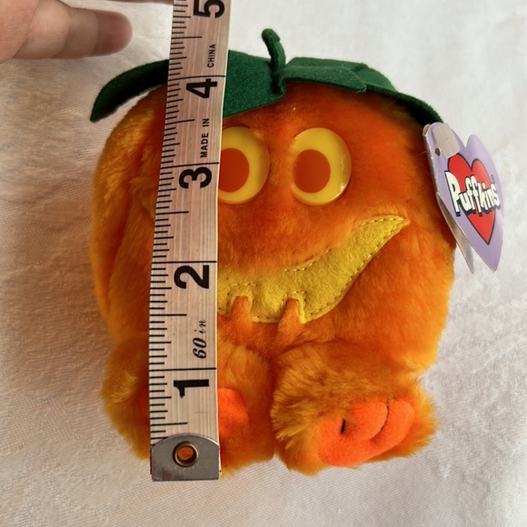 NWT Puffkins Jack the Pumpkin plush Halloween season limited edition collectible - Picture 12 of 12